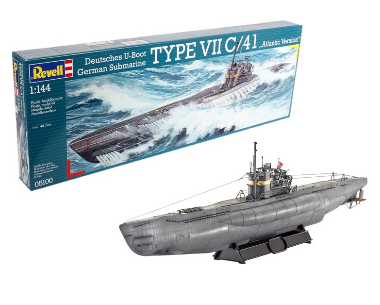 Revell 05100 German Submarine TYPE VI C/41 '' Atlantic Version "  1:144