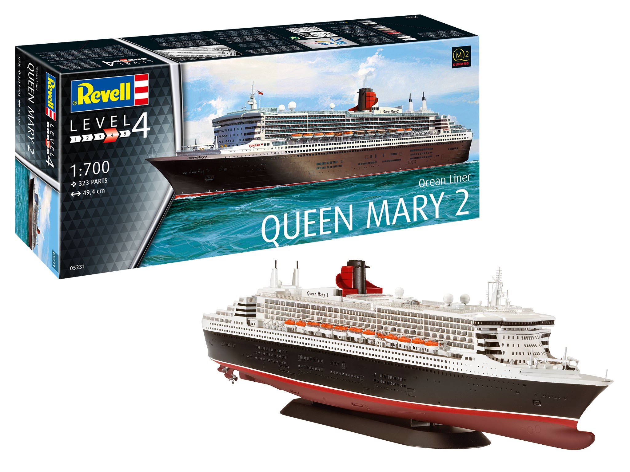 Revell 05231 Queen Mary 2  1/700