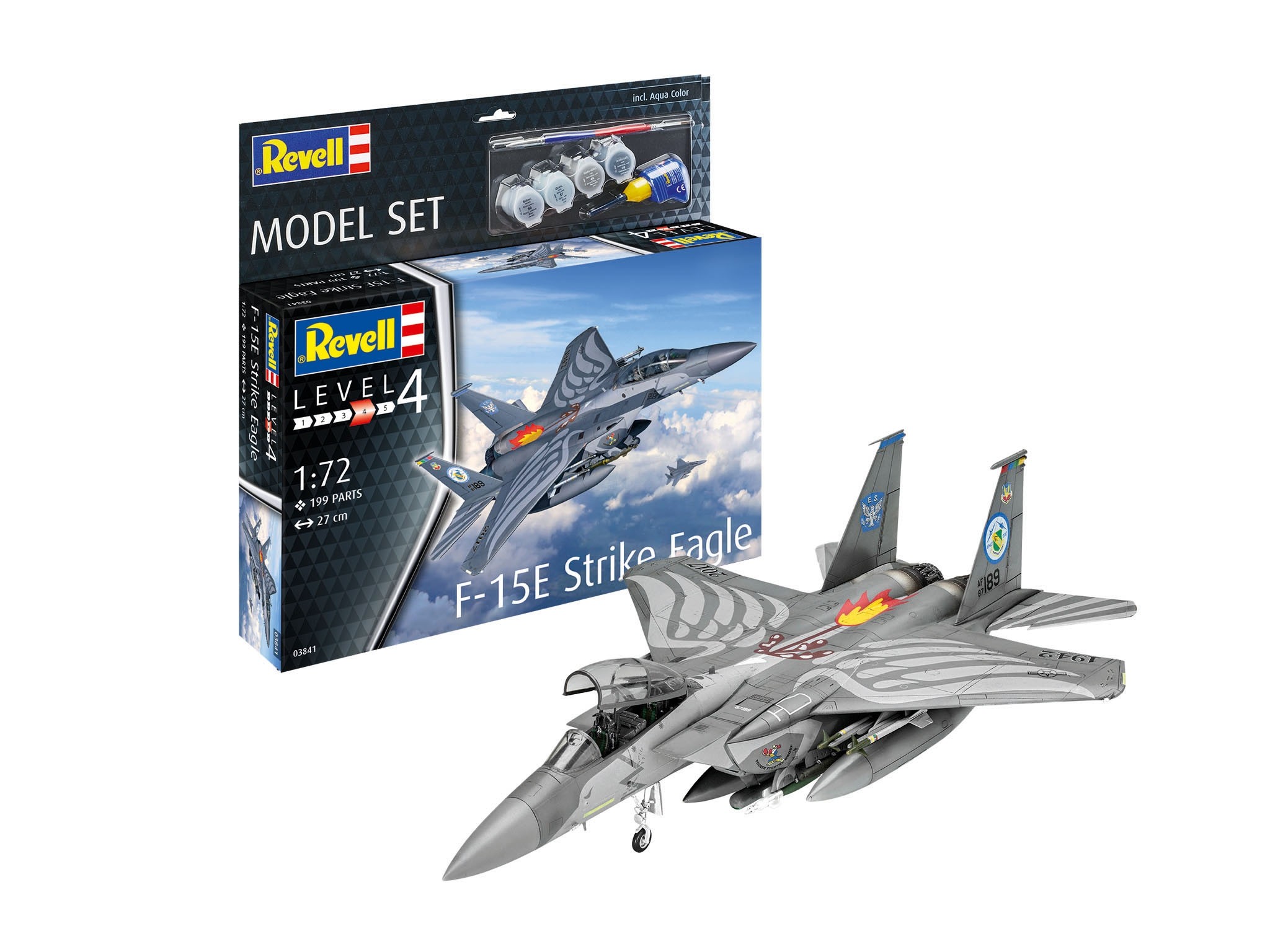 Revell 63841 F-15E Strike Eagle 1/72 " Model Set "