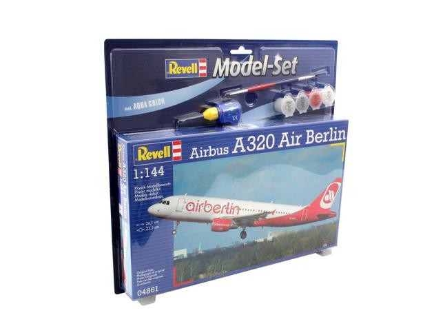 Revell 64861 Airbus A320 AirBerlin  1:144  " Model-Set "