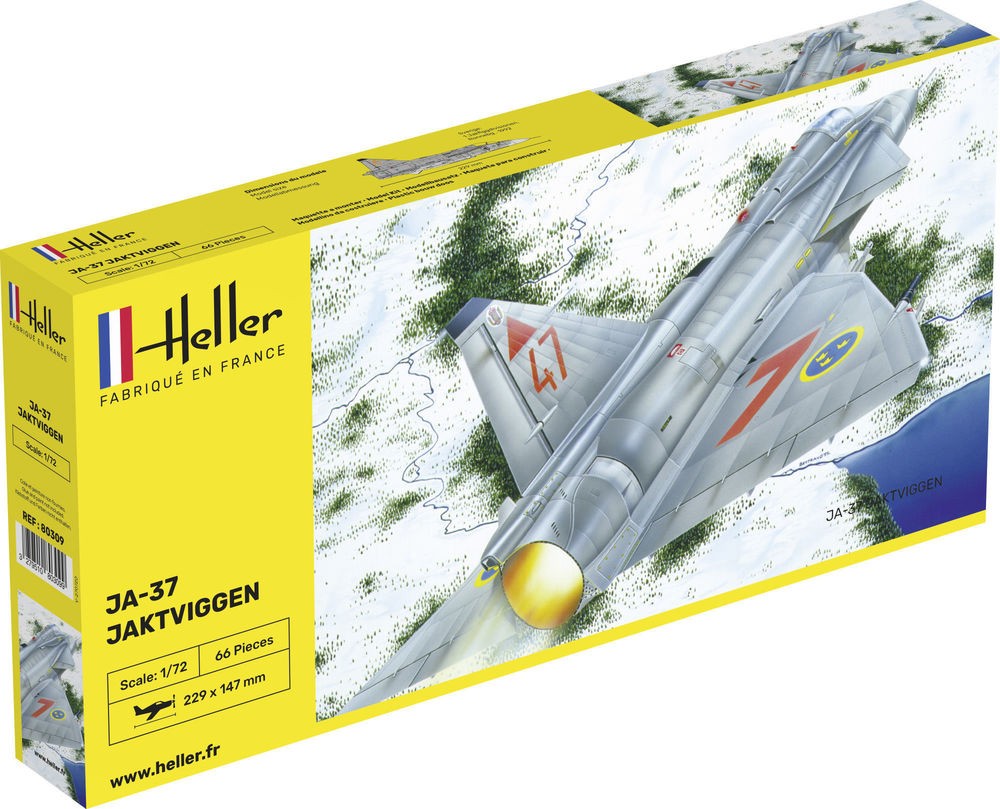 Heller 80309 JA-37 JAKTVIGGEN  1/72